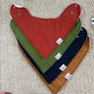 Colorful Bandana Bib Set by Copper Pearl